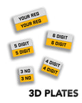 MAGNA PLATES NUMBER PLATES AVAILABLE IN DIFFERENT SIZES AND STYLES